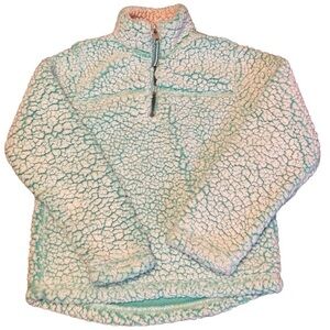 CUDDLY SHERPA Girls 1/4 zip up Pullover - size 7/8